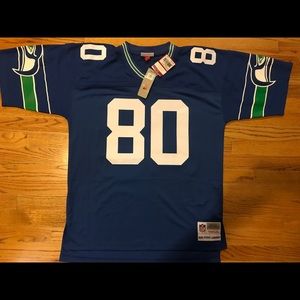 Steve Largent Mitchell n Ness throwback sz 44 BNWT